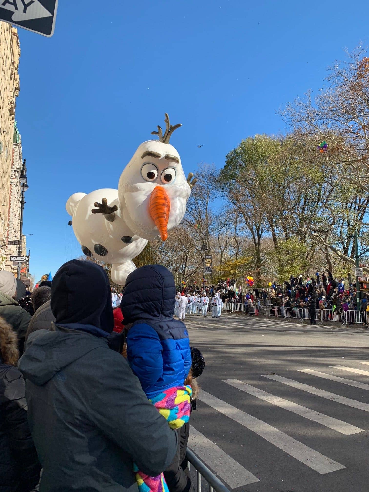 Olaf parade balloon