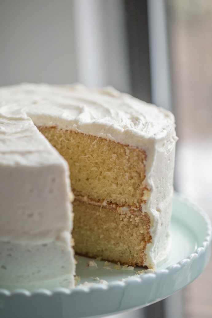 Homemade Vanilla Cake Recipe - Lauren's Latest
