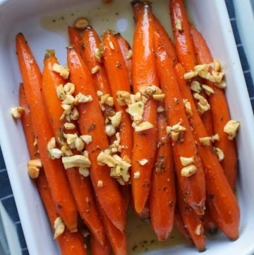 Maple Glazed Carrots Recipe Lauren S Latest   Maple Glazed Carrots 2 360x361 