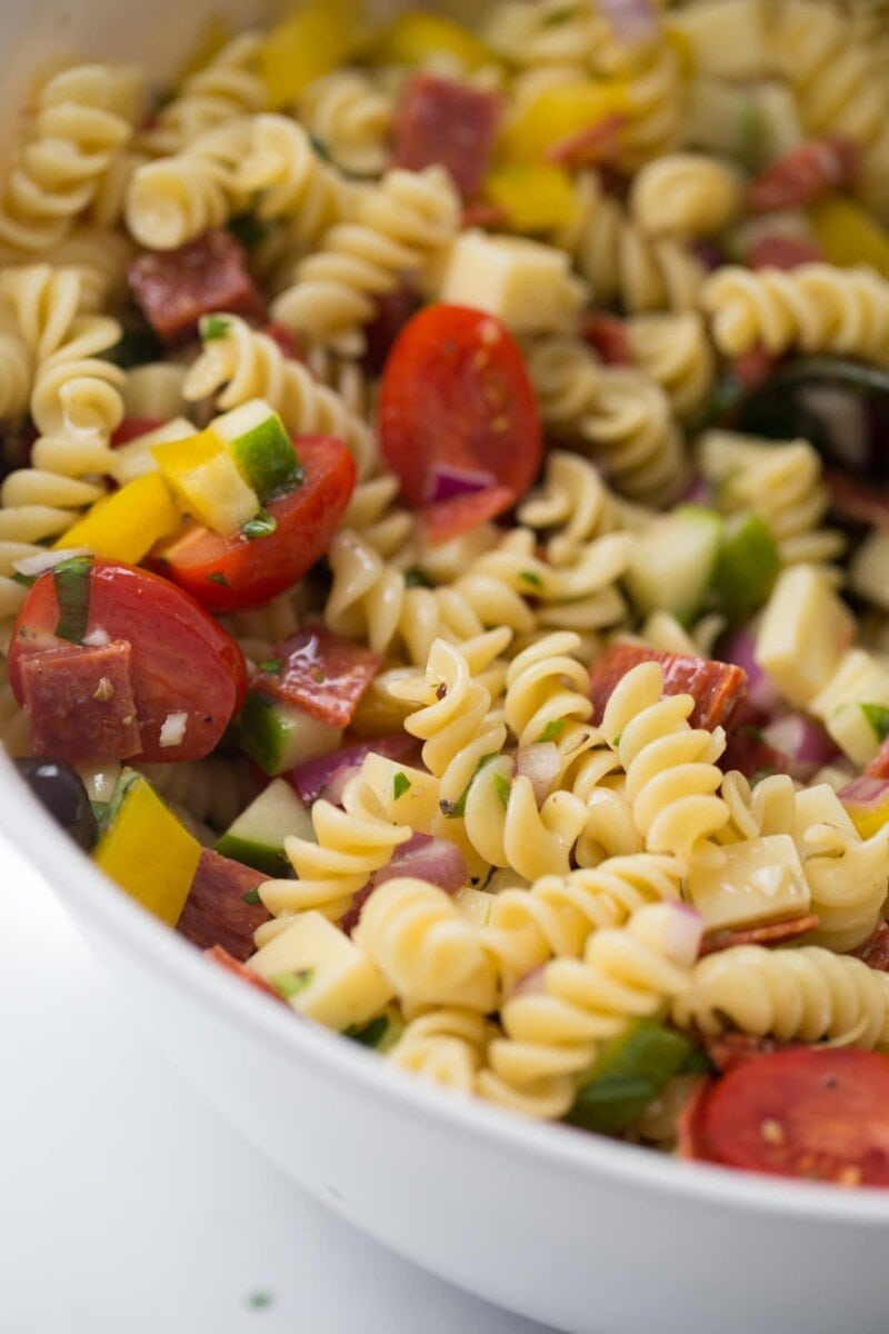 Italian Pasta Salad Recipe - Lauren's Latest