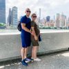 Gordon and Lauren in front of NYC skyline