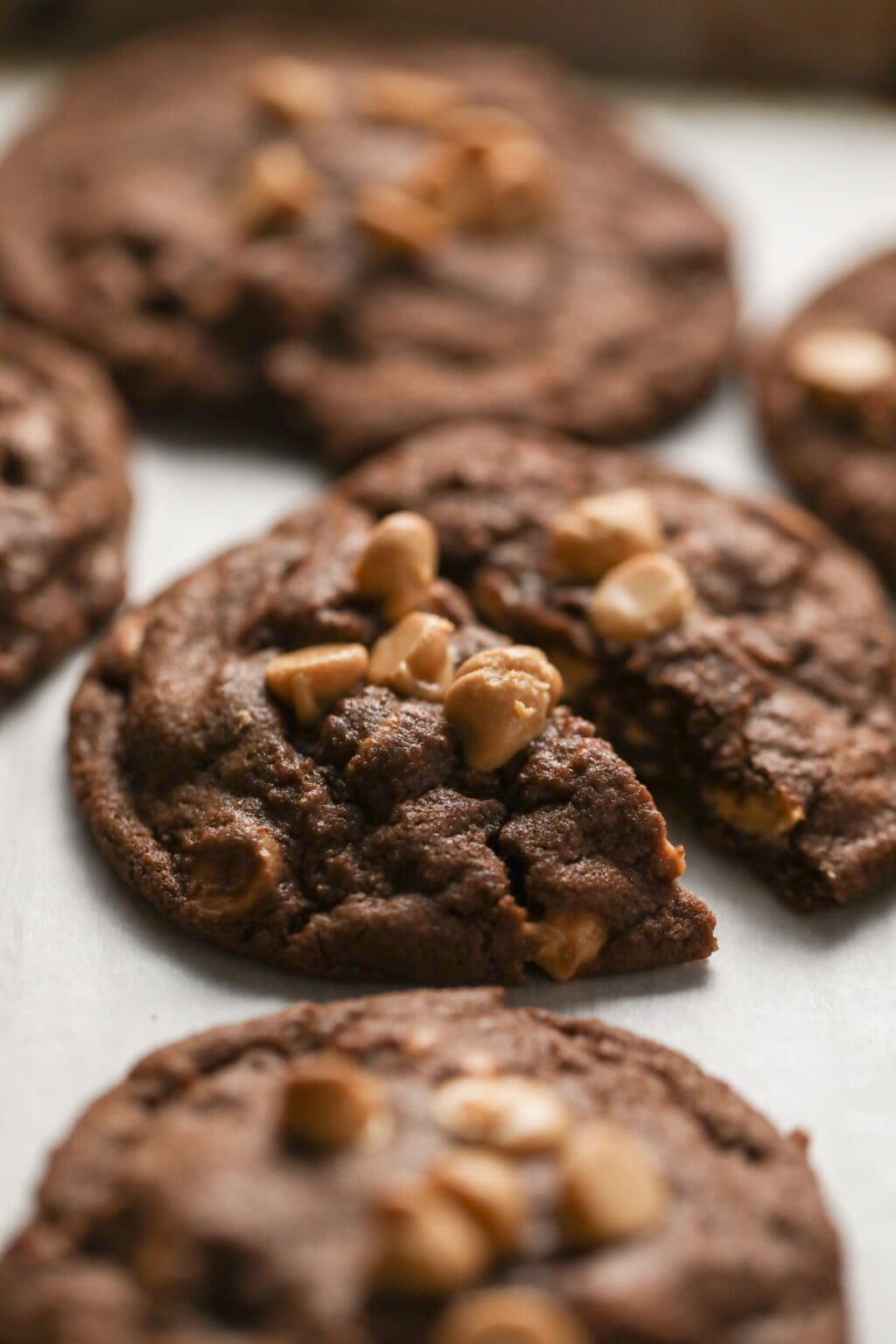 Chocolate Peanut Butter Chip Cookies - Lauren's Latest