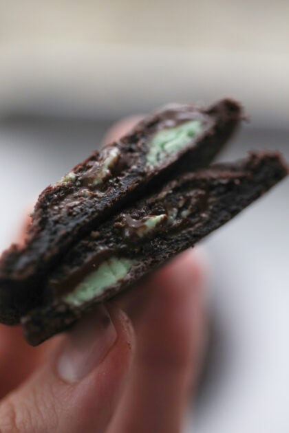 Chocolate Mint Cookies - Lauren's Latest