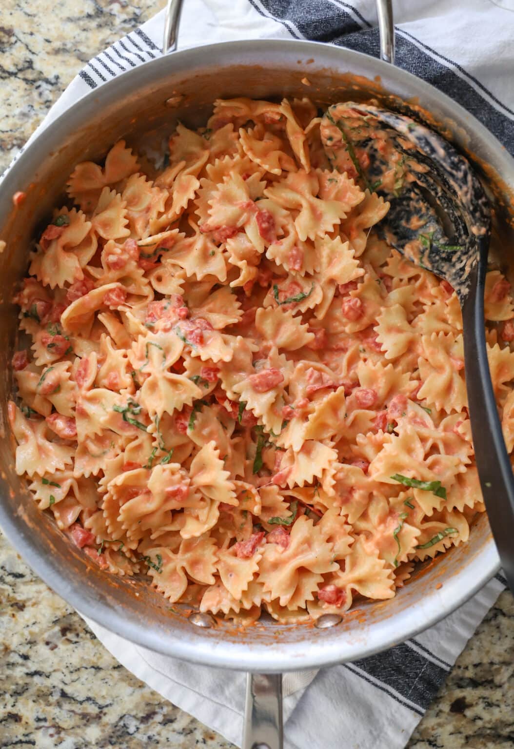 Bow Tie Pasta Recipe Minute Meal Lauren S Latest