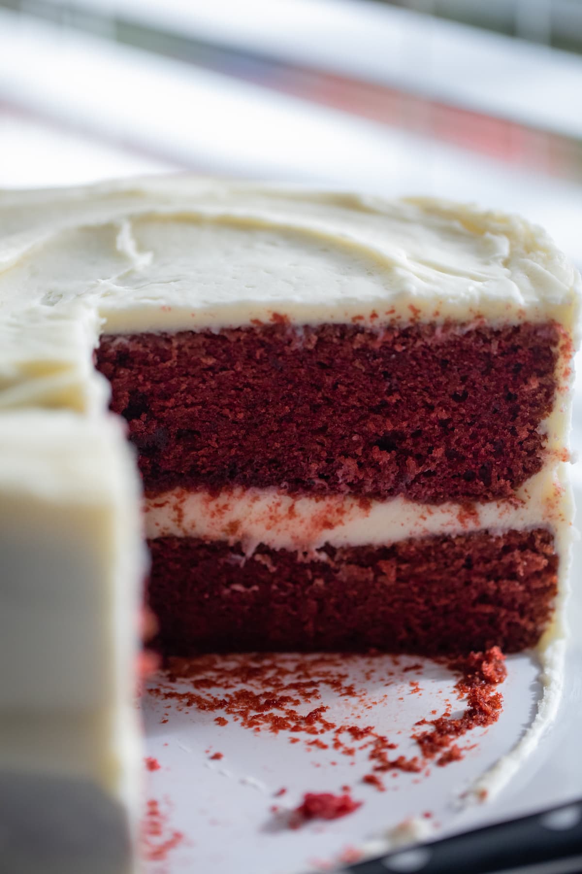 inside of red velvet cake