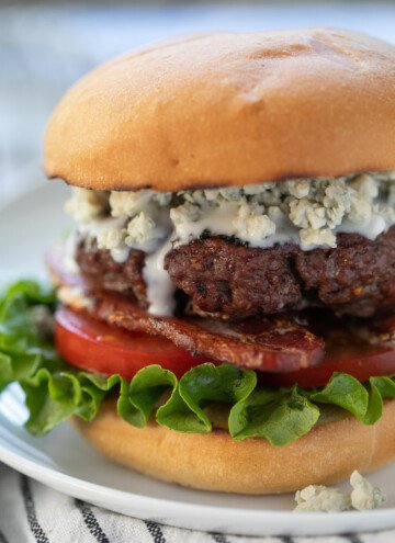 bacon blue cheese burger