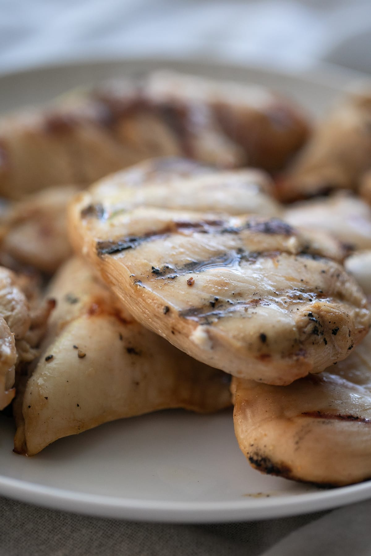 grilled chicken on plate