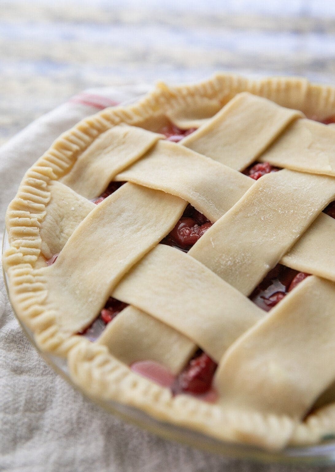Tart Cherry Pie - Frozen or Canned Cherries - Lauren's Latest