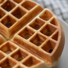 waffles on plate