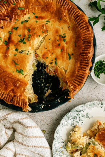 Double Crust Chicken Pot Pie Recipe - Lauren's Latest