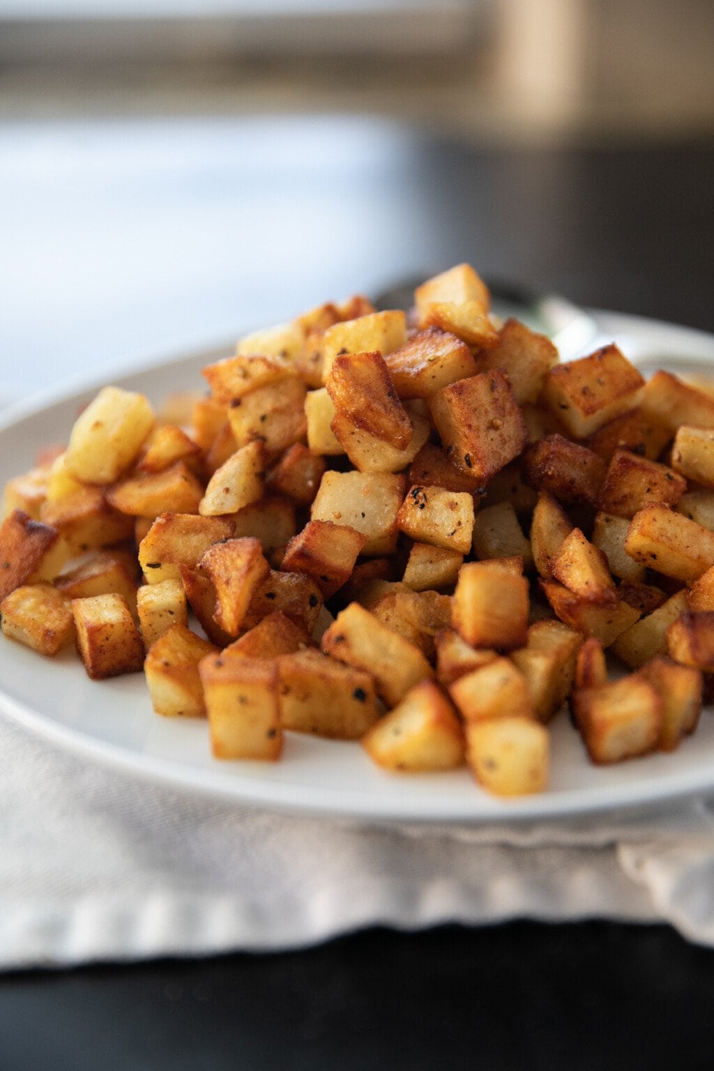 Pan Fried Potatoes {crispy & golden} - Lauren's Latest