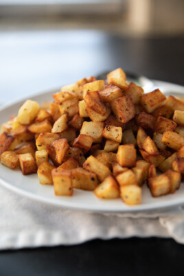 Pan Fried Potatoes {crispy & golden} - Lauren's Latest