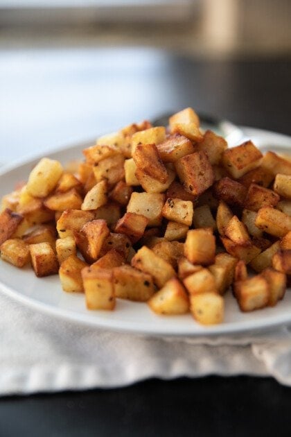 Pan Fried Potatoes {crispy & Golden} - Lauren's Latest