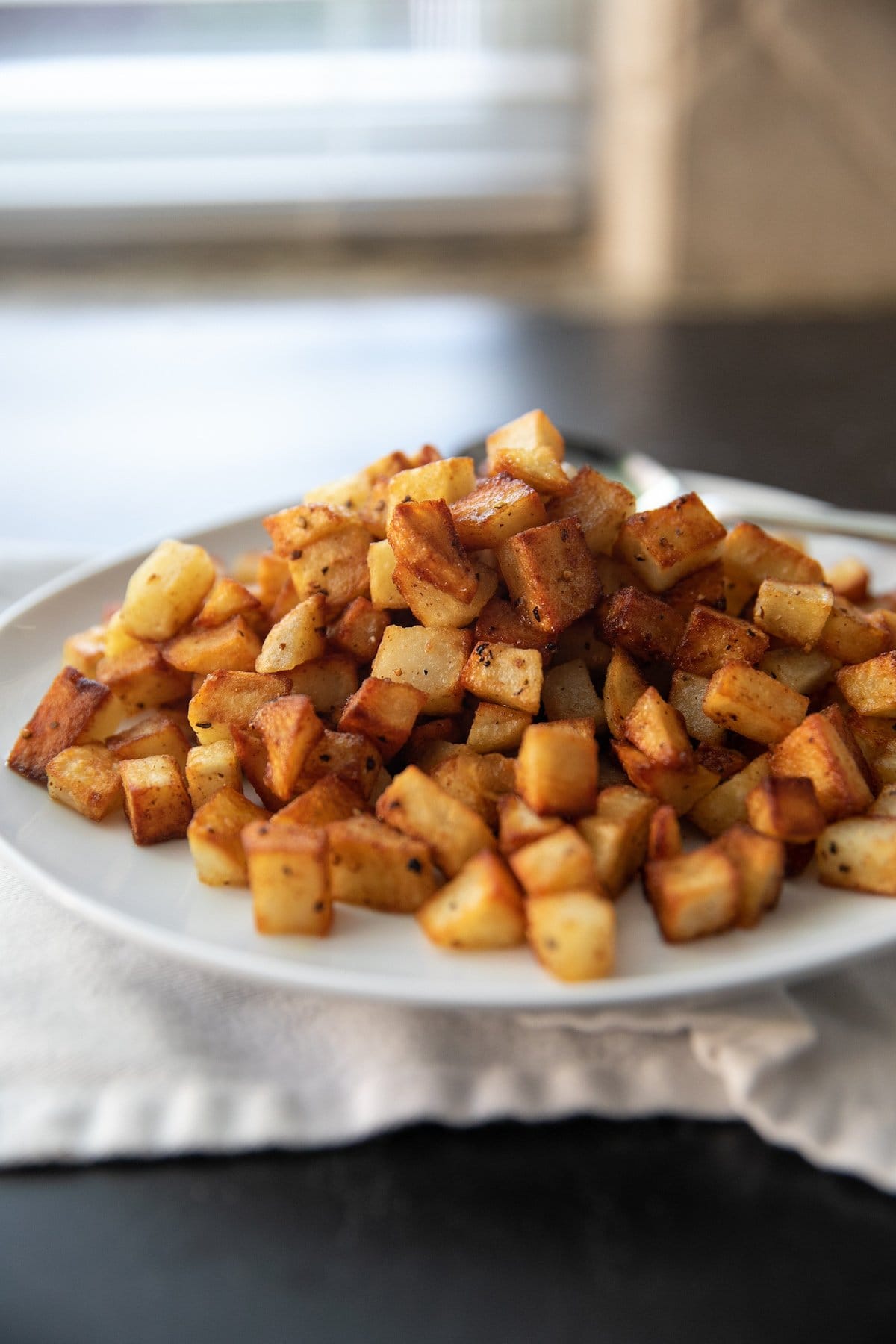 Pan Fried Potatoes {crispy & golden} - Lauren's Latest