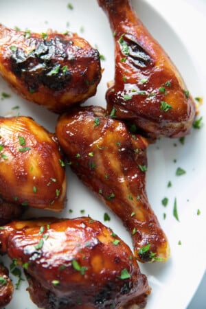 Oven Baked BBQ Chicken {sticky & Sweet} - Lauren's Latest