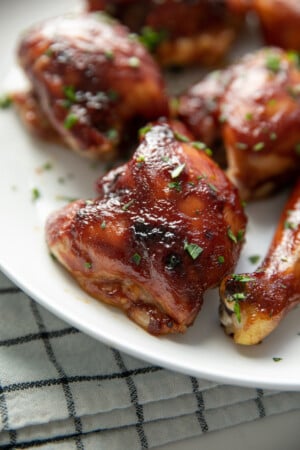 Oven Baked BBQ Chicken {sticky & Sweet} - Lauren's Latest