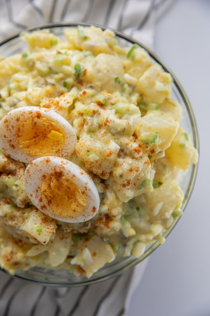 Deviled Egg Potato Salad - Lauren's Latest