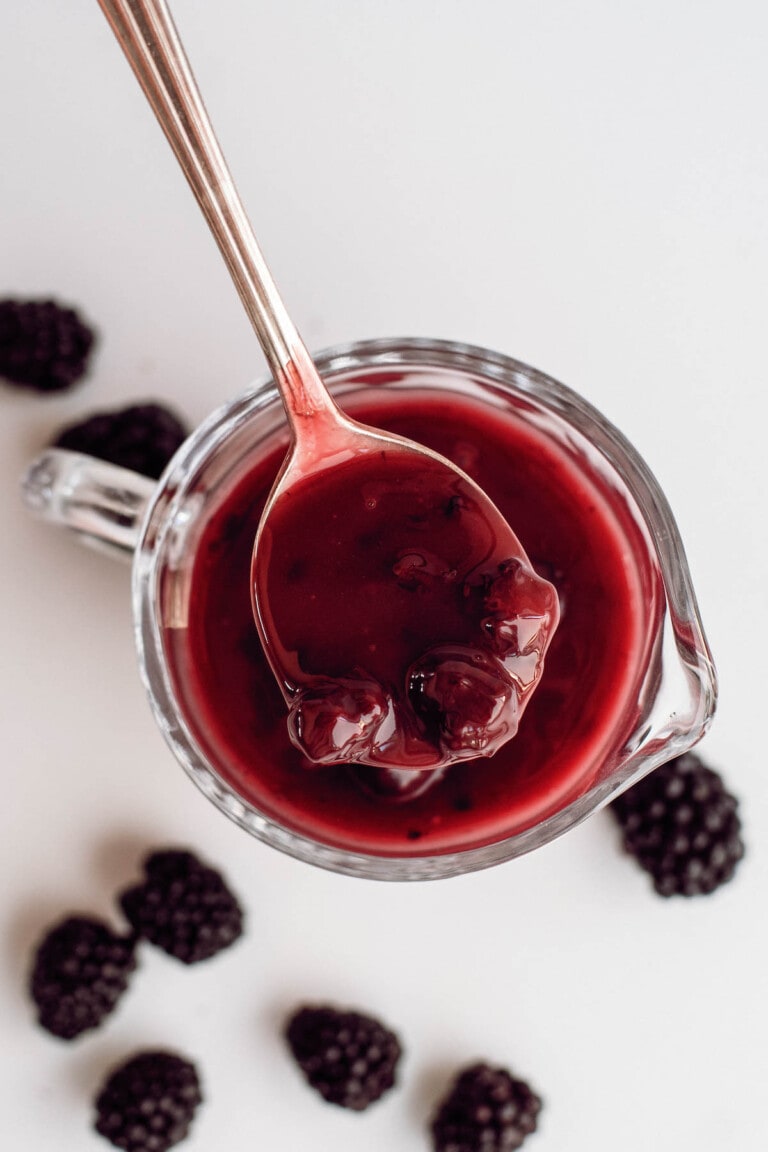 Easy Blackberry Syrup Recipe Recipe Lauren s Latest