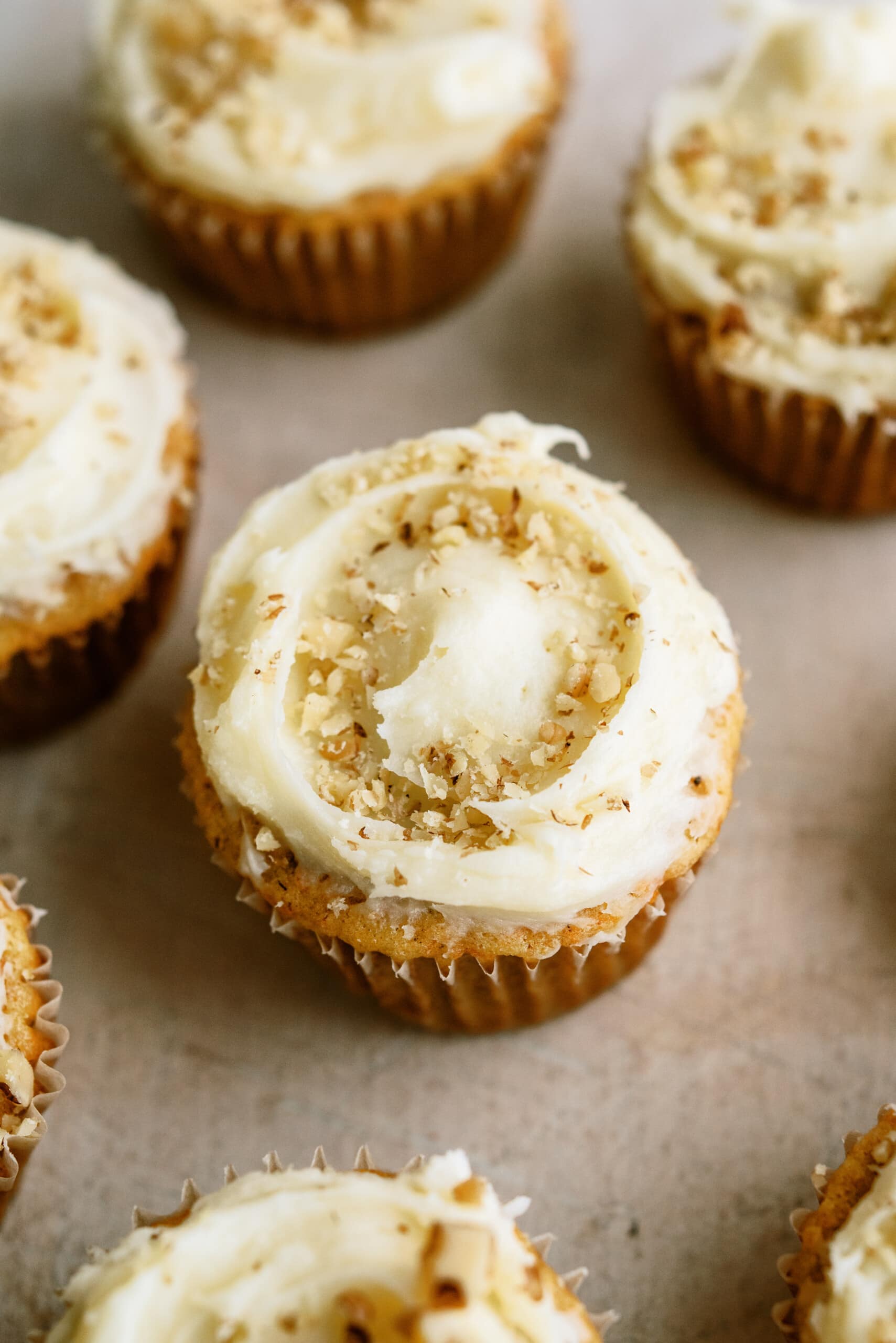 frosted carrot cupcake