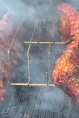 Smoked Ribs smoking