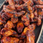 Smoked Chicken Wings on Platter