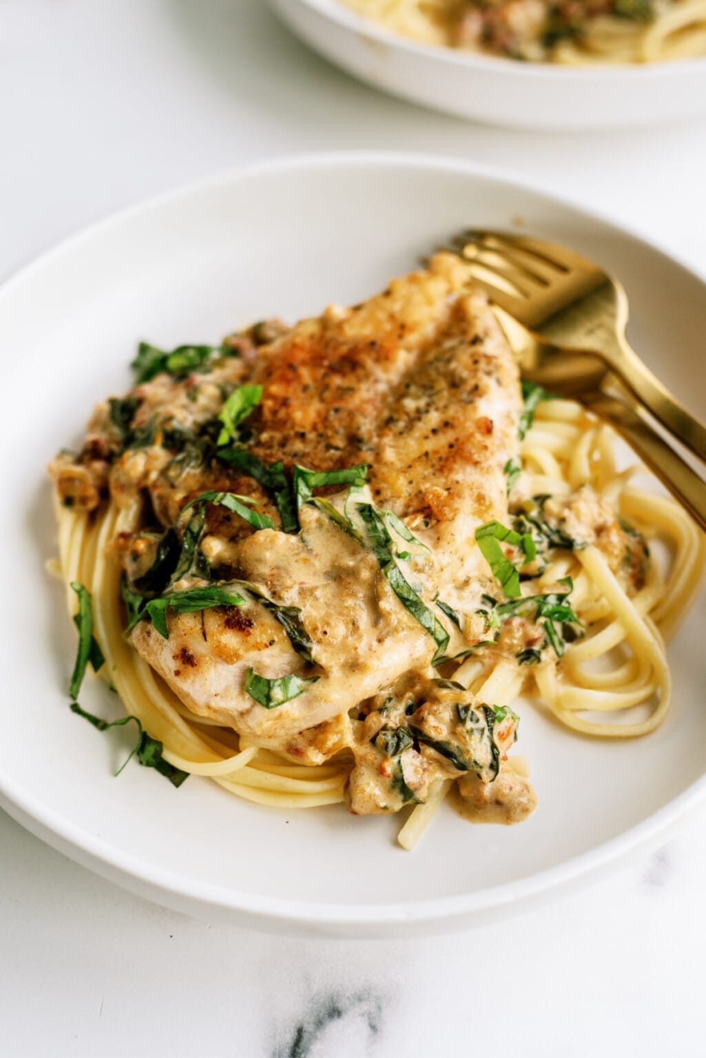 Parmesan Tuscan Chicken Recipe - Lauren's Latest