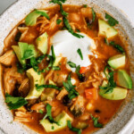 bowl of chicken-tortilla-soup