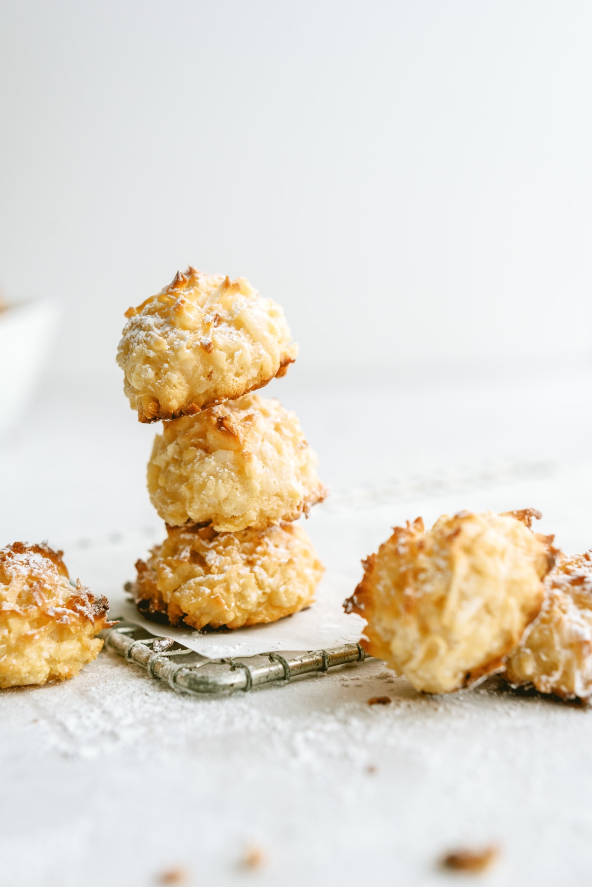 stacked coconut-macaroons