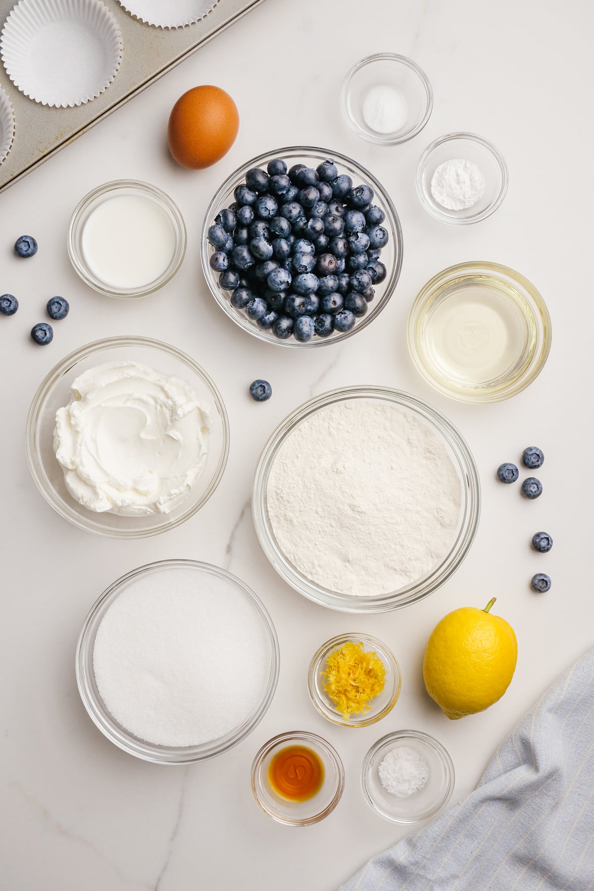 blueberry-muffins ingredients