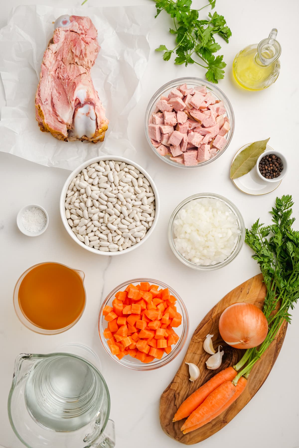ham and bean soup ingredients