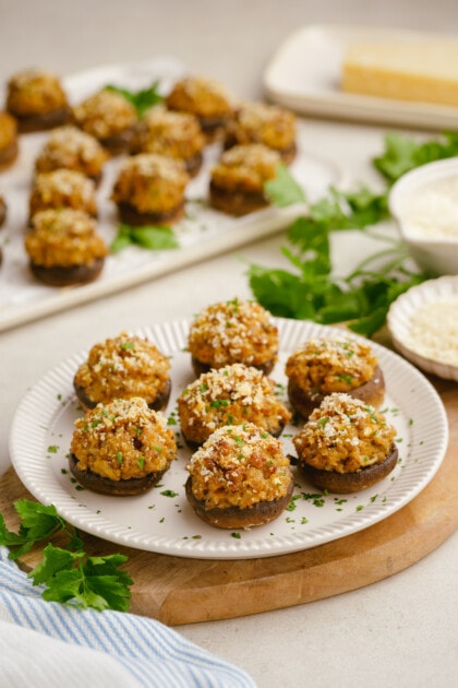 Ultimate Sausage Stuffed Mushrooms Lauren S Latest