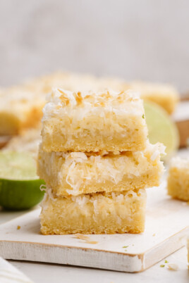 stacked coconut bars