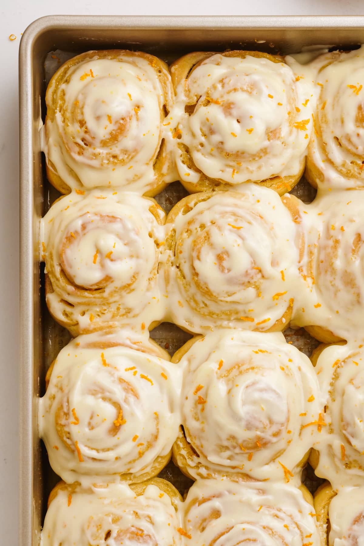 frosted orange roll