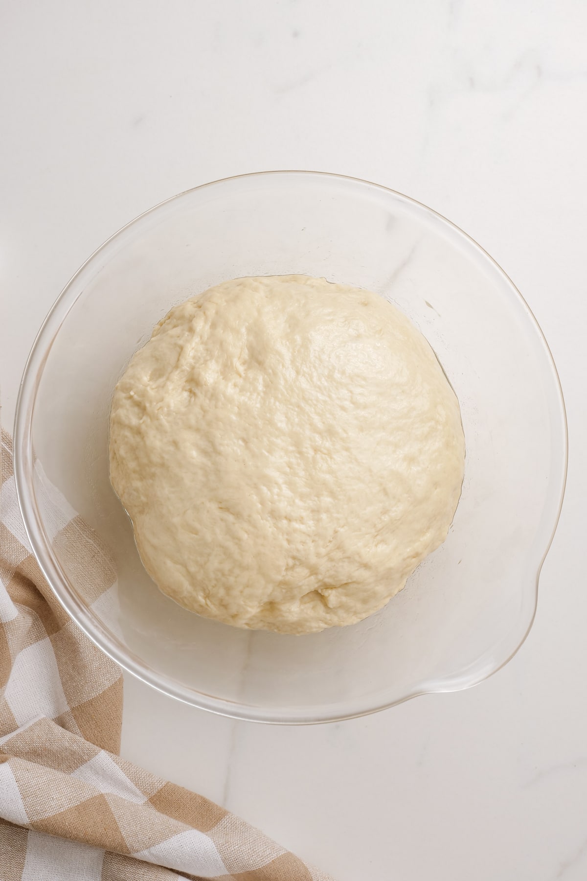 orange roll dough formed 