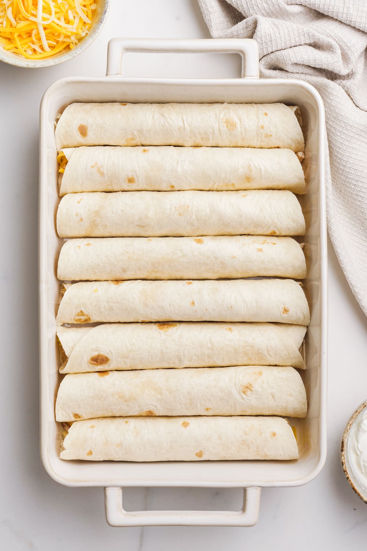 enchiladas in pan