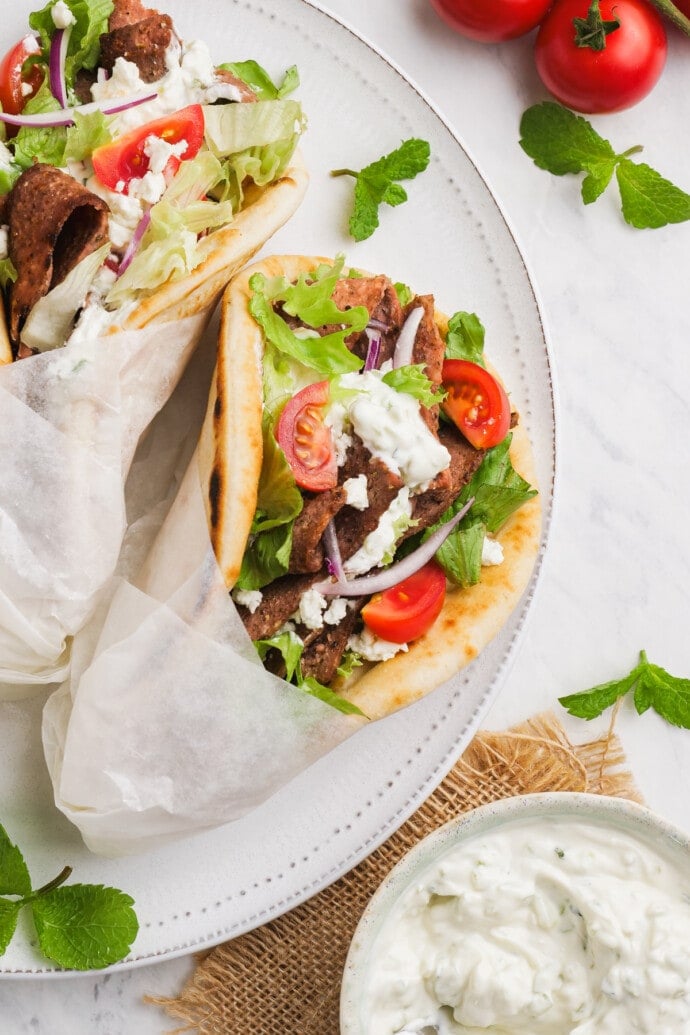 Homemade Gyros Recipe (from scratch!) - Lauren's Latest