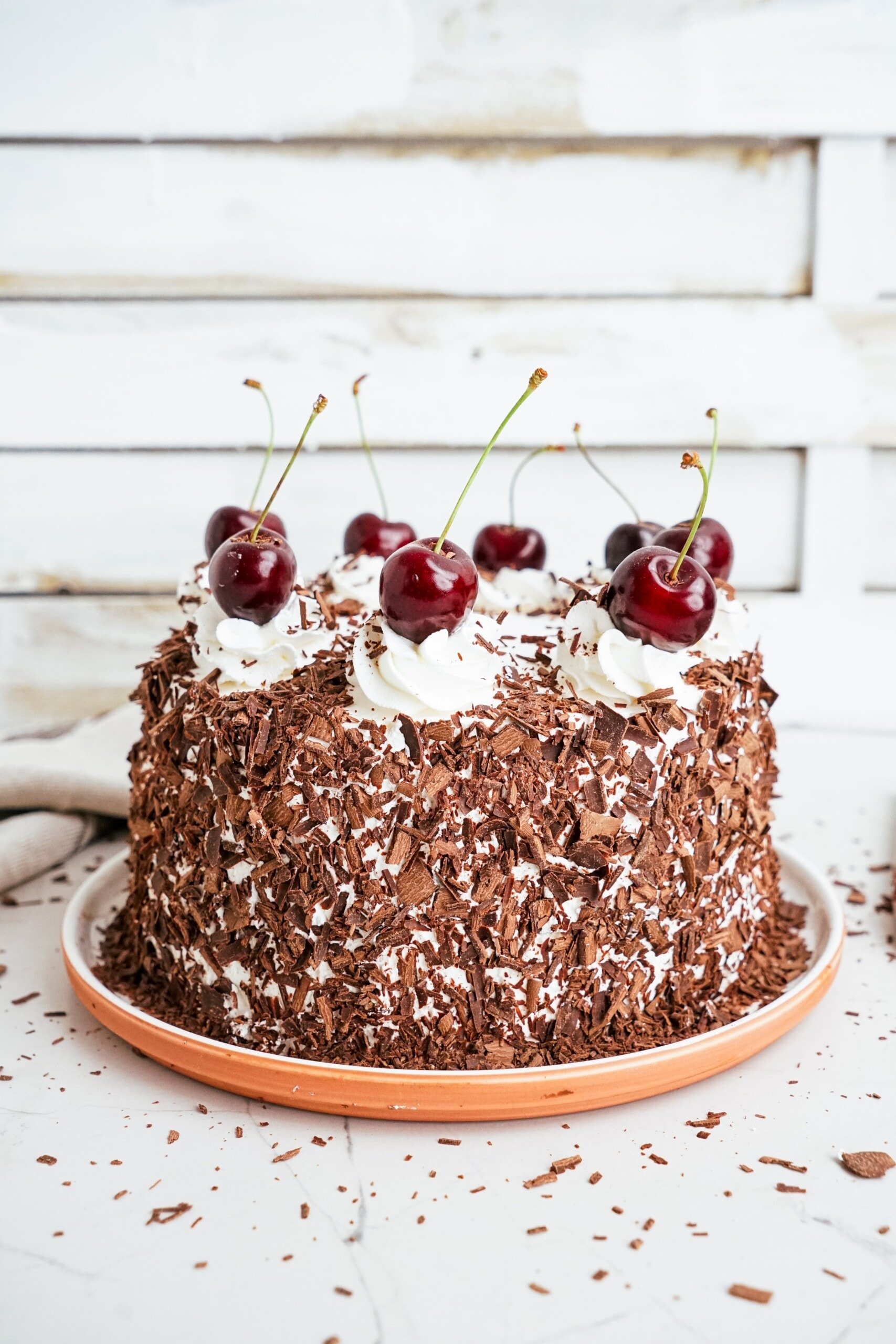 decorated Black Forest cake