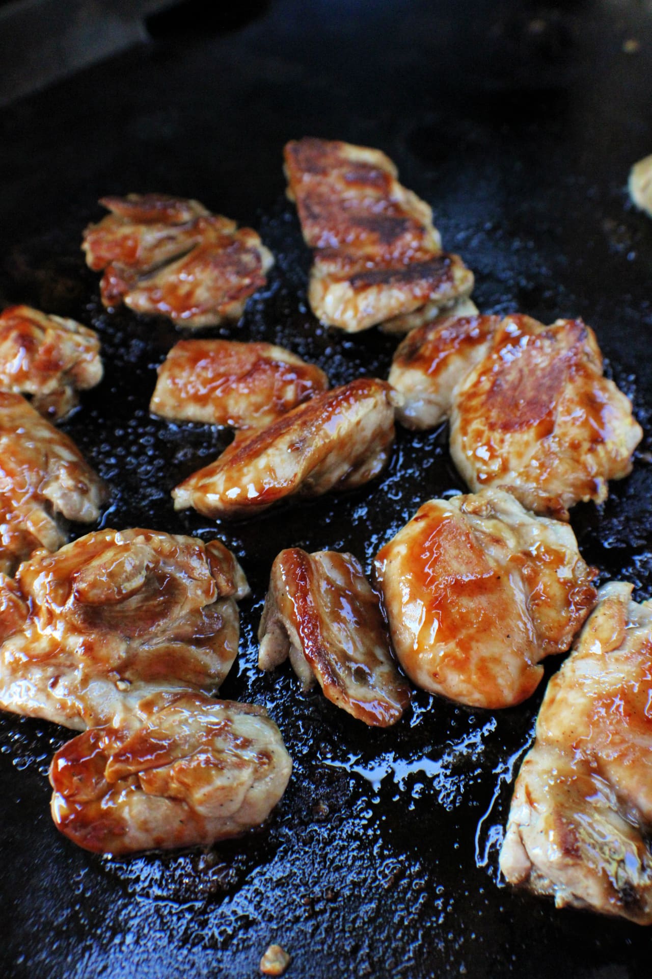bbq chicken on the grill