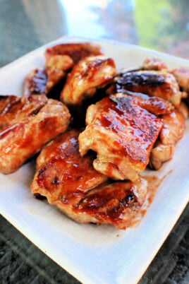 Honey BBQ Chicken on a plate