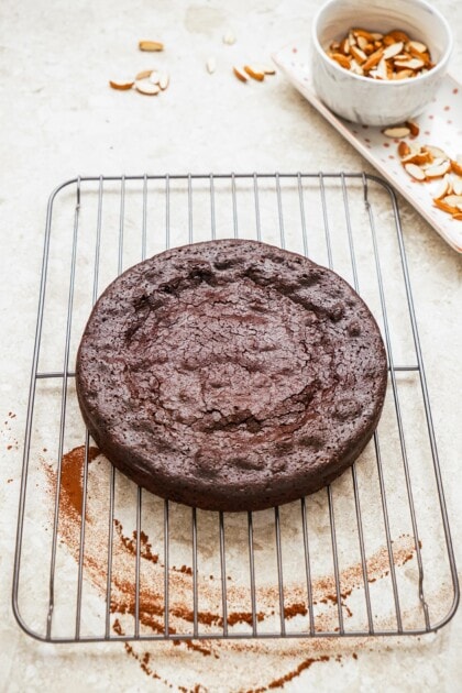 Flourless Chocolate Cake with Almond Whipped Cream - Lauren's Latest