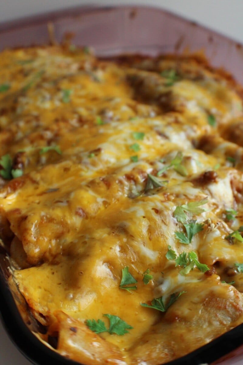 The BEST Chorizo Enchiladas - Lauren's Latest