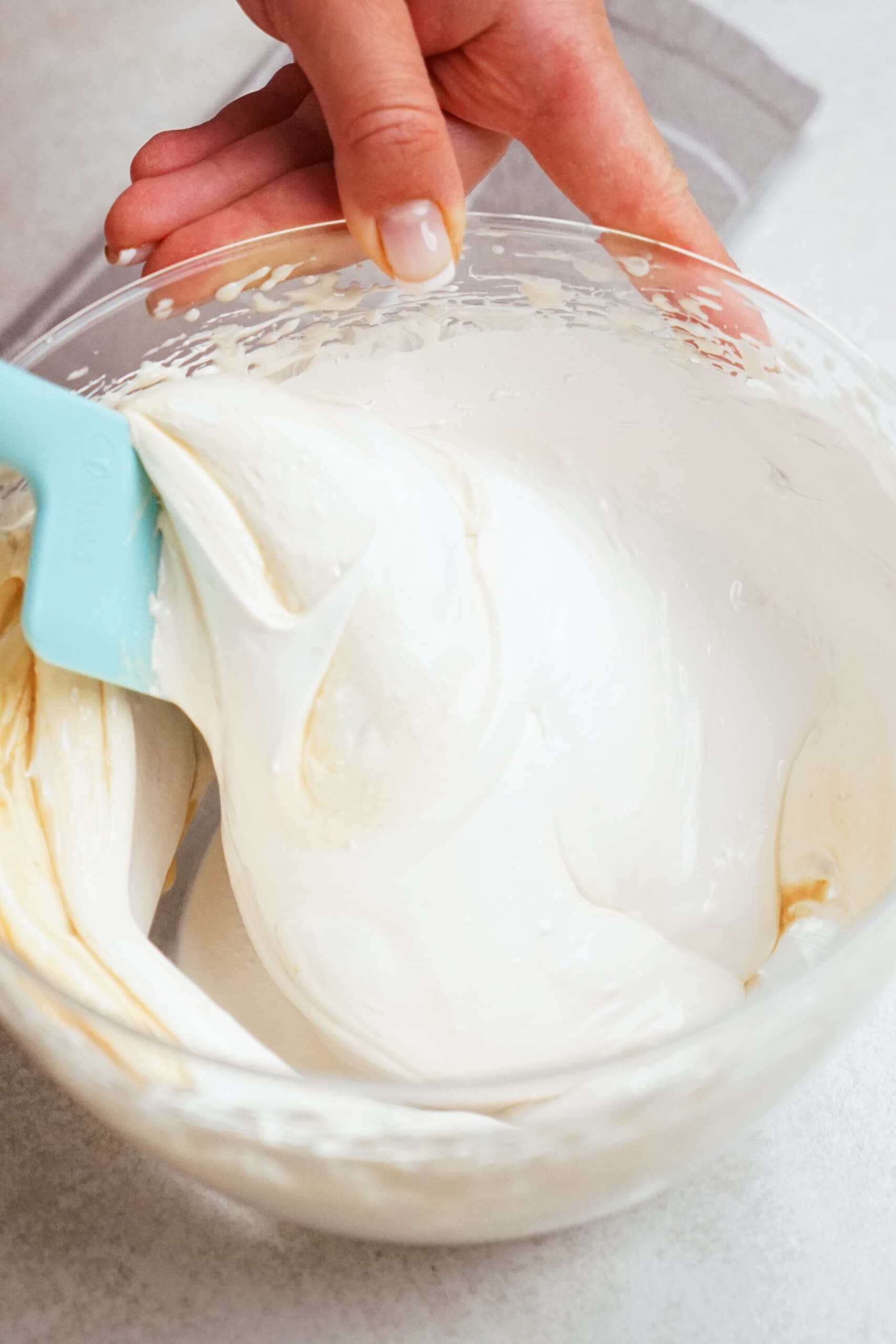 combining vanilla with a rubber scraper