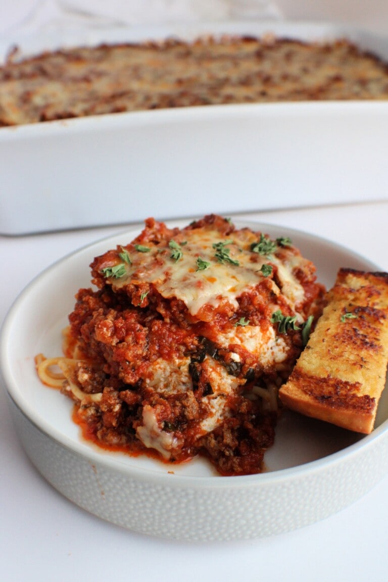 Baked Spaghetti Casserole - Lauren's Latest