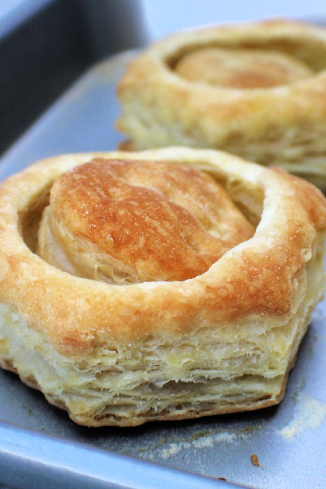 baked puff pastry shell 