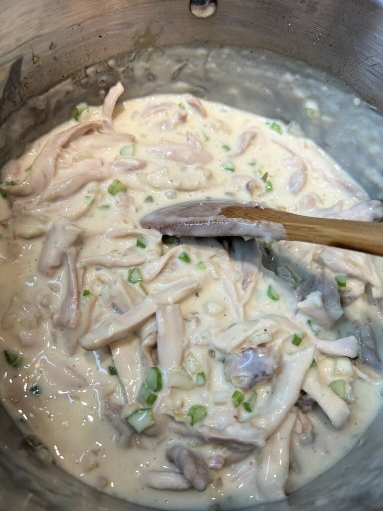 casserole sauce thickening up