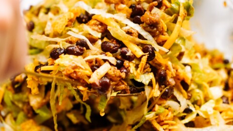 Taco Salad with Doritos & Catalina Dressing Taco Salad with Doritos & Catalina Dressing