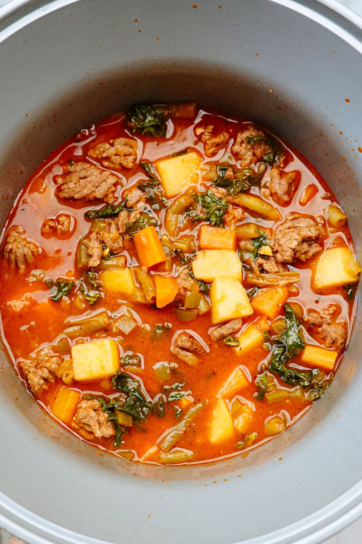 crockpot hamburger soup