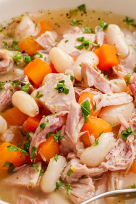 Bean And Ham Soup. Photo credit Lauren's Latest.