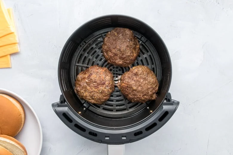 Bison burgers in air fryer