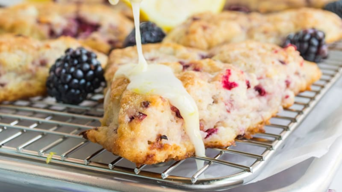 Blackberry Scones. Photo credit Southern Food and Fun.